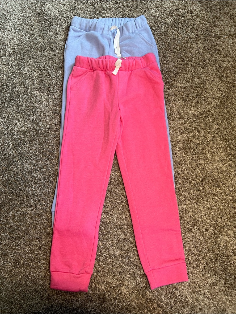 Cat & Jack Pink and Light Blue Kids Pull-On Joggers